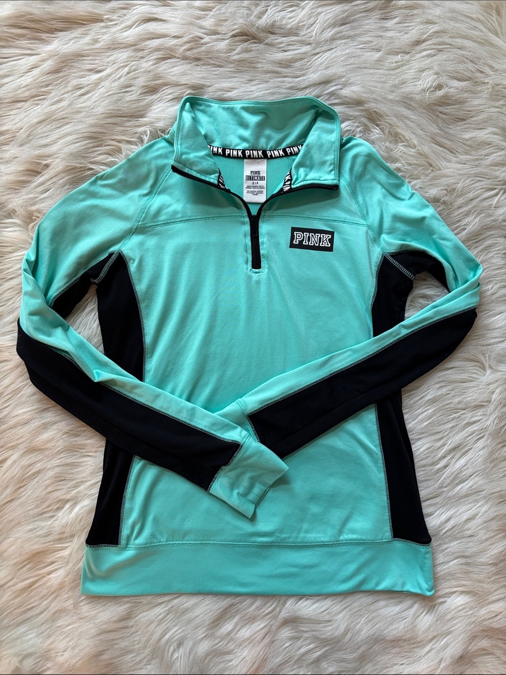 VS PINK ultimate quarter zip